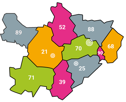 Carte du secteur géographique