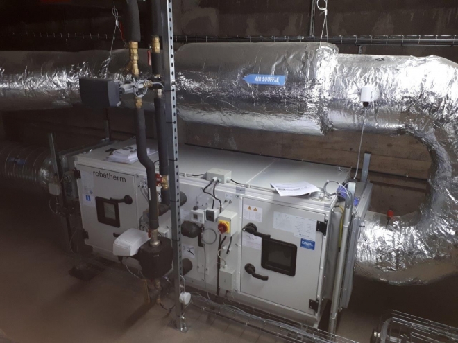 Traitement d'air de process dans un labo de production d'arômes (2019)
