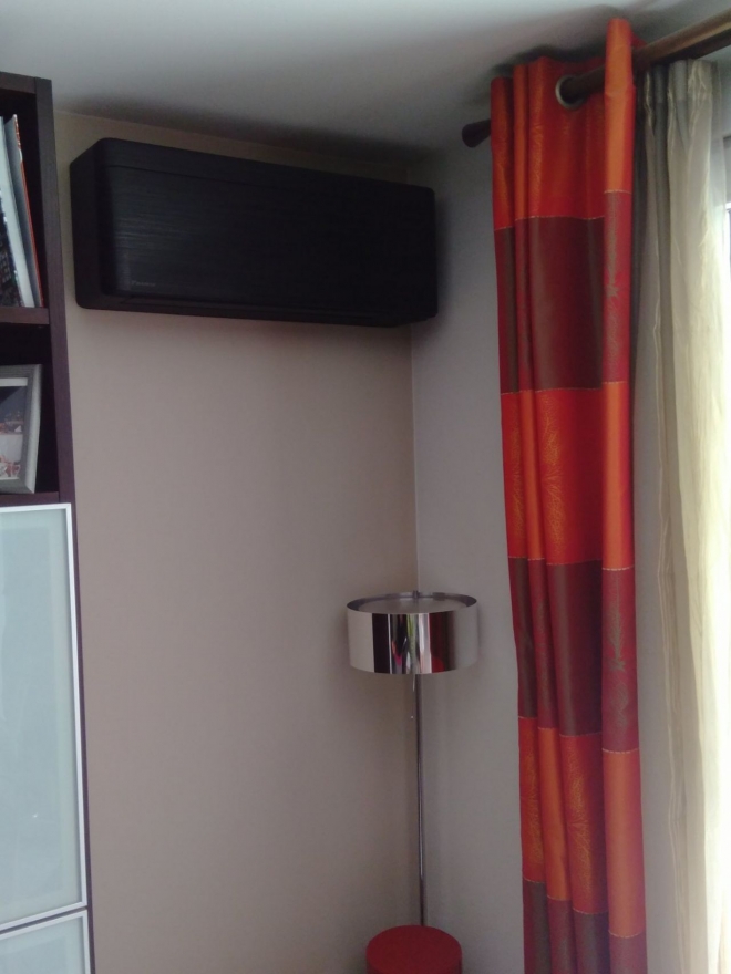 Climatisation réversible dans un appartement à Besançon (2020)